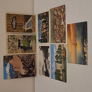 8 Vintage Postcards